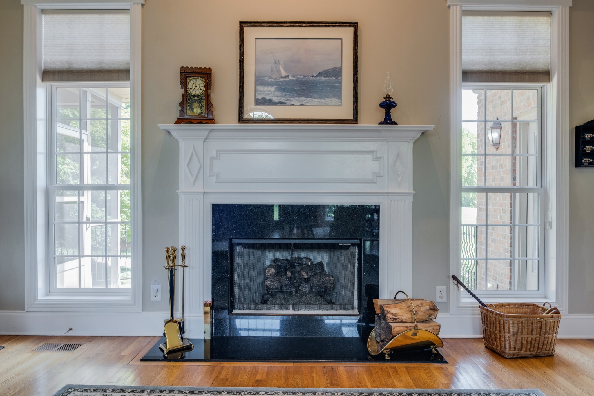 423 Ridgecrest Lane Lebanon, TN 37087 - Photo 10 of 50 a living room with furniture and a fireplace