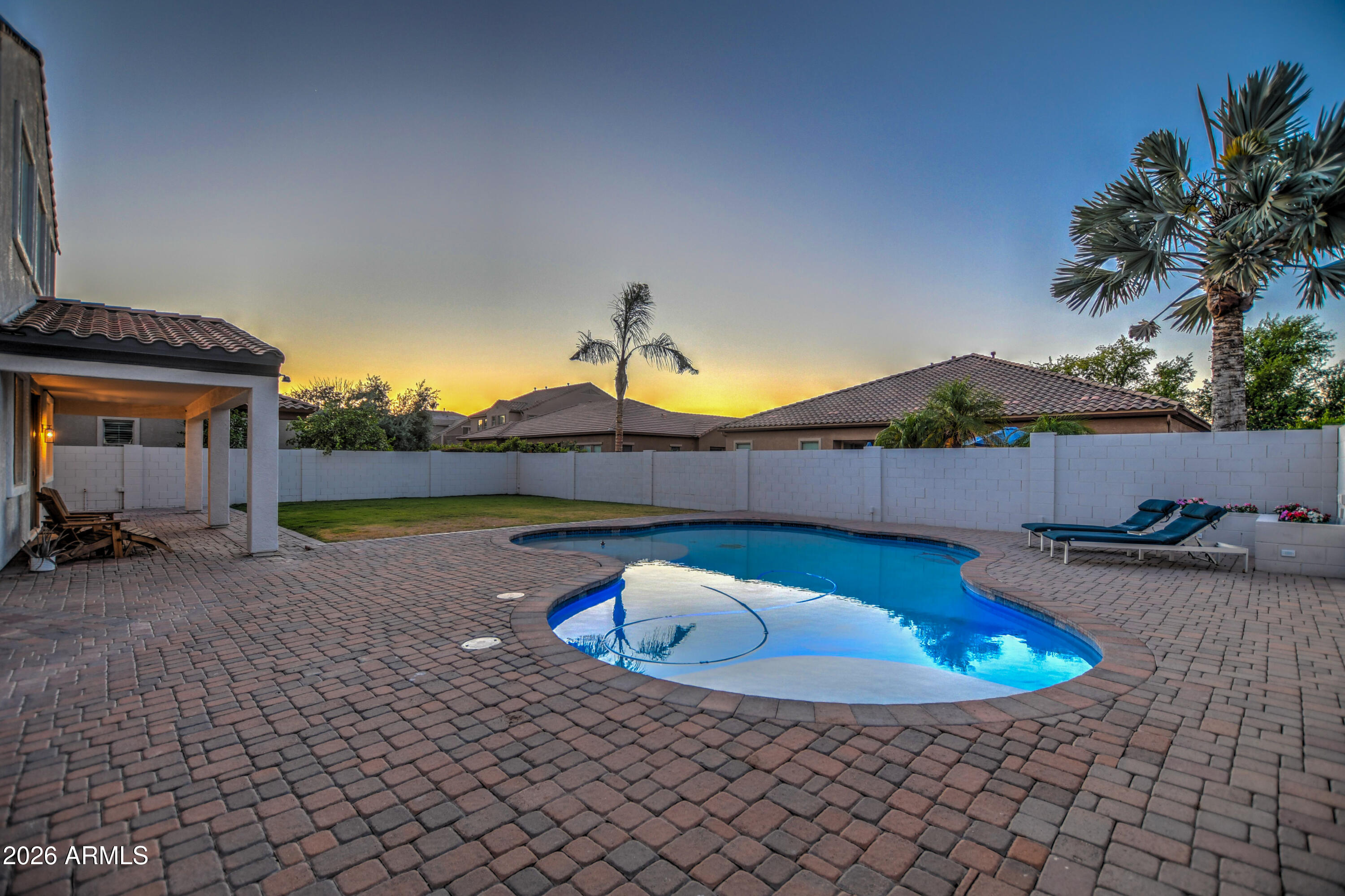 3078 East Muirfield Street Gilbert, AZ 85298 - Photo 87 of 92 086 Rear yard pool 6