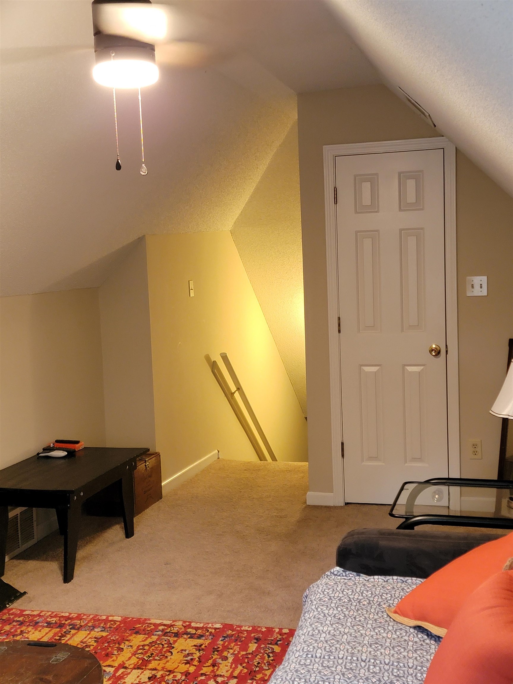 7926 Macon Road Cordova, TN 38018 - Photo 4 of 15 Bonus room with lofted ceiling, light colored carpet, and a textured ceiling