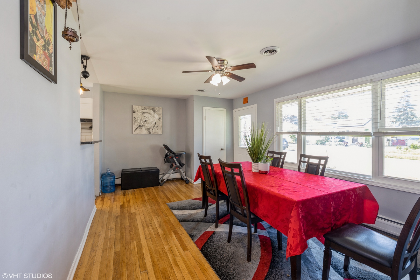 8705 45th Street Lyons, IL 60534 - Photo 4 of 19 a view of a dining room with furniture and window