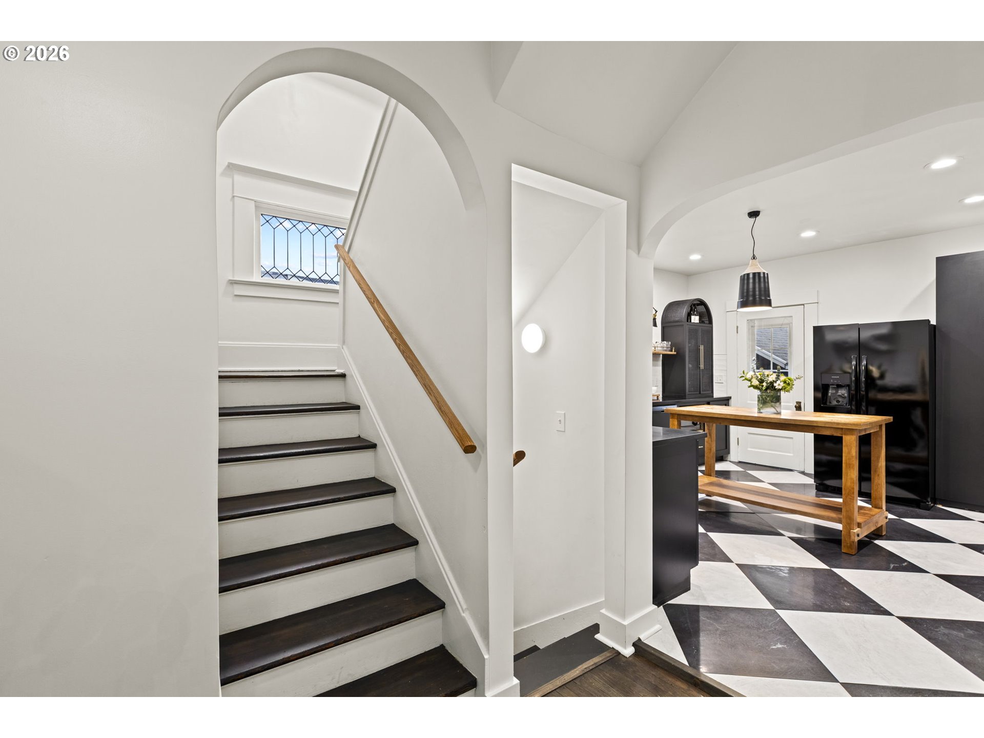7123 Southeast Rhone Street Portland, OR 97206 - Photo 23 of 48 a view of entryway and hall with wooden floor