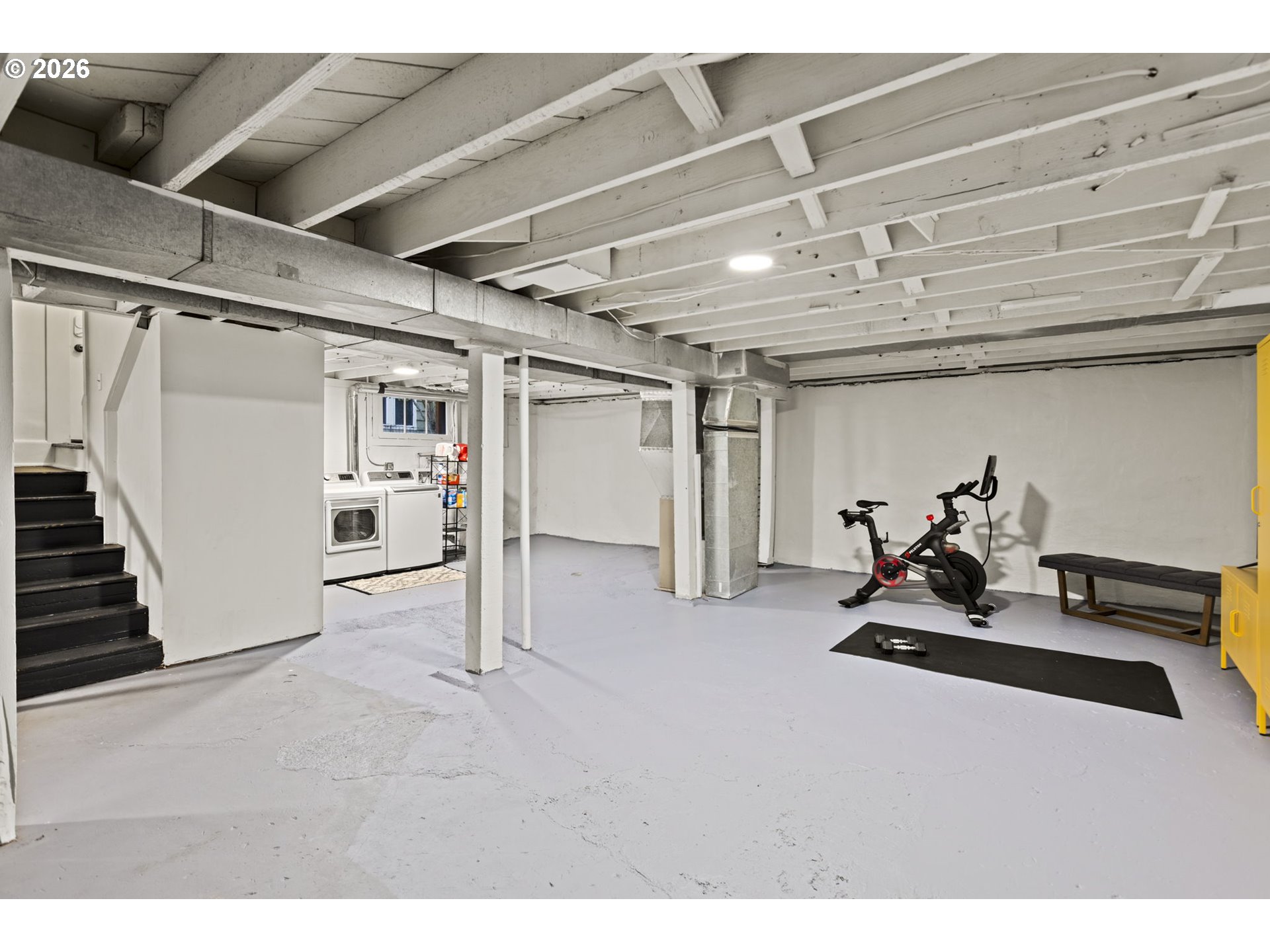 7123 Southeast Rhone Street Portland, OR 97206 - Photo 38 of 48 a view of a room with gym equipment