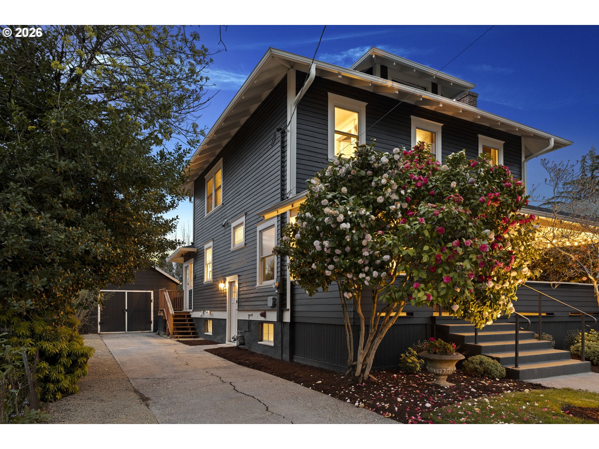 7123 Southeast Rhone Street Portland, OR 97206 - Photo 46 of 48 a view of a house with a yard