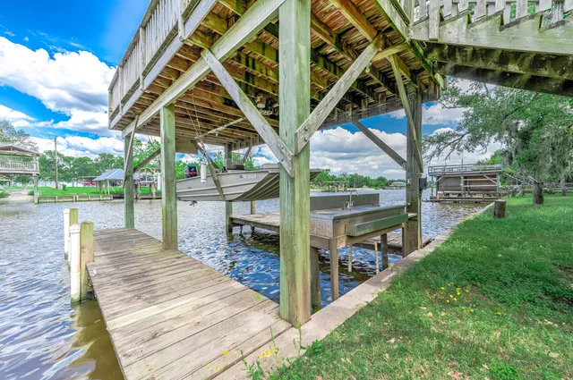 a view of outdoor space and deck