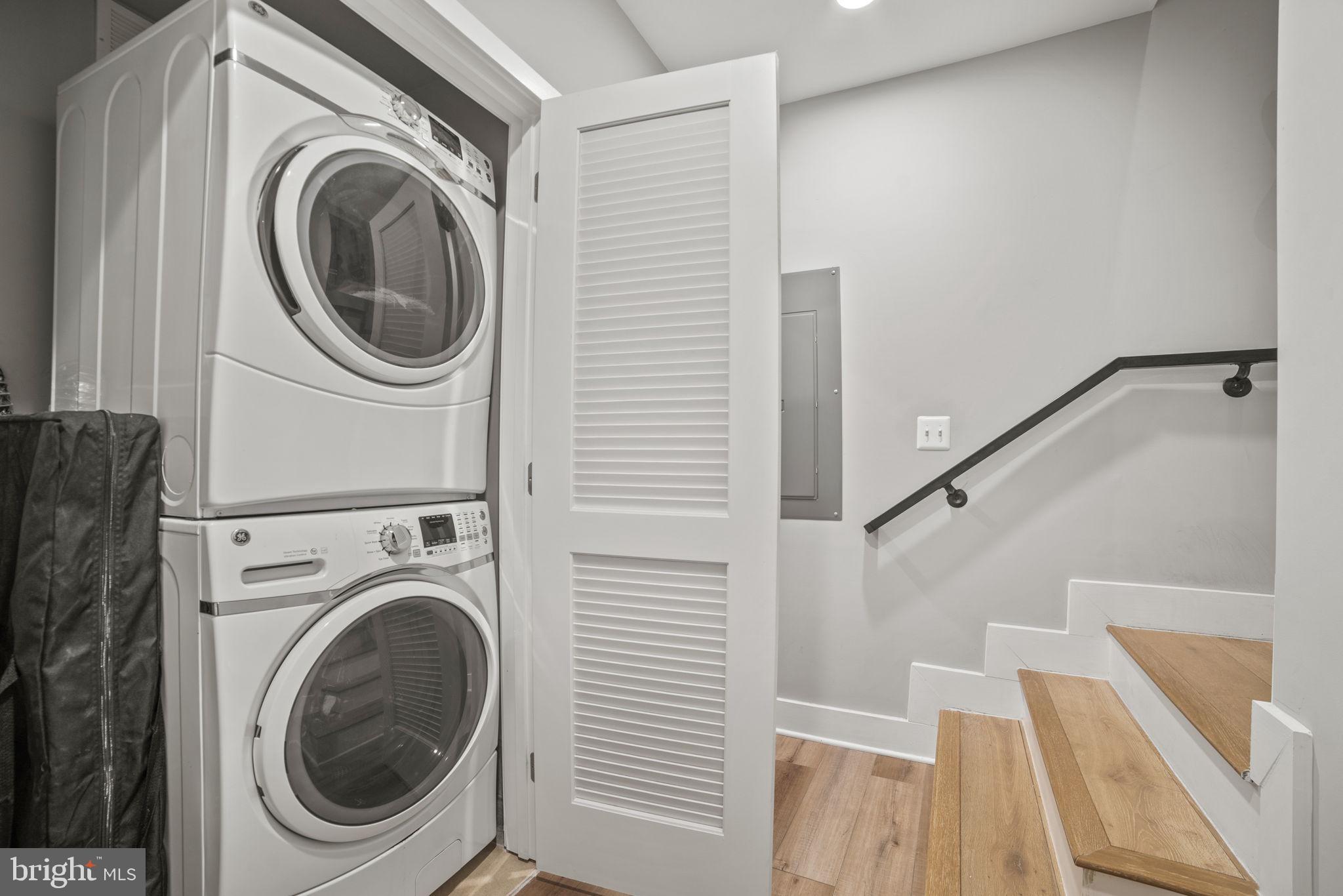 1838 Providence Street Northeast, Unit 2 Washington, DC 20002 - Photo 15 of 17 a utility room with dryer and washer