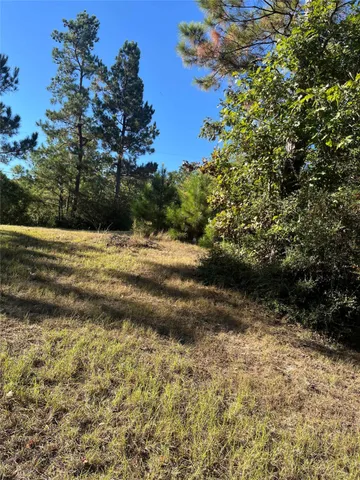 a view of lake with a yard