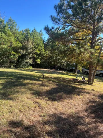 a view of an outdoor space and swimming pool