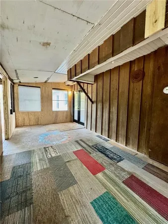 a view of front door