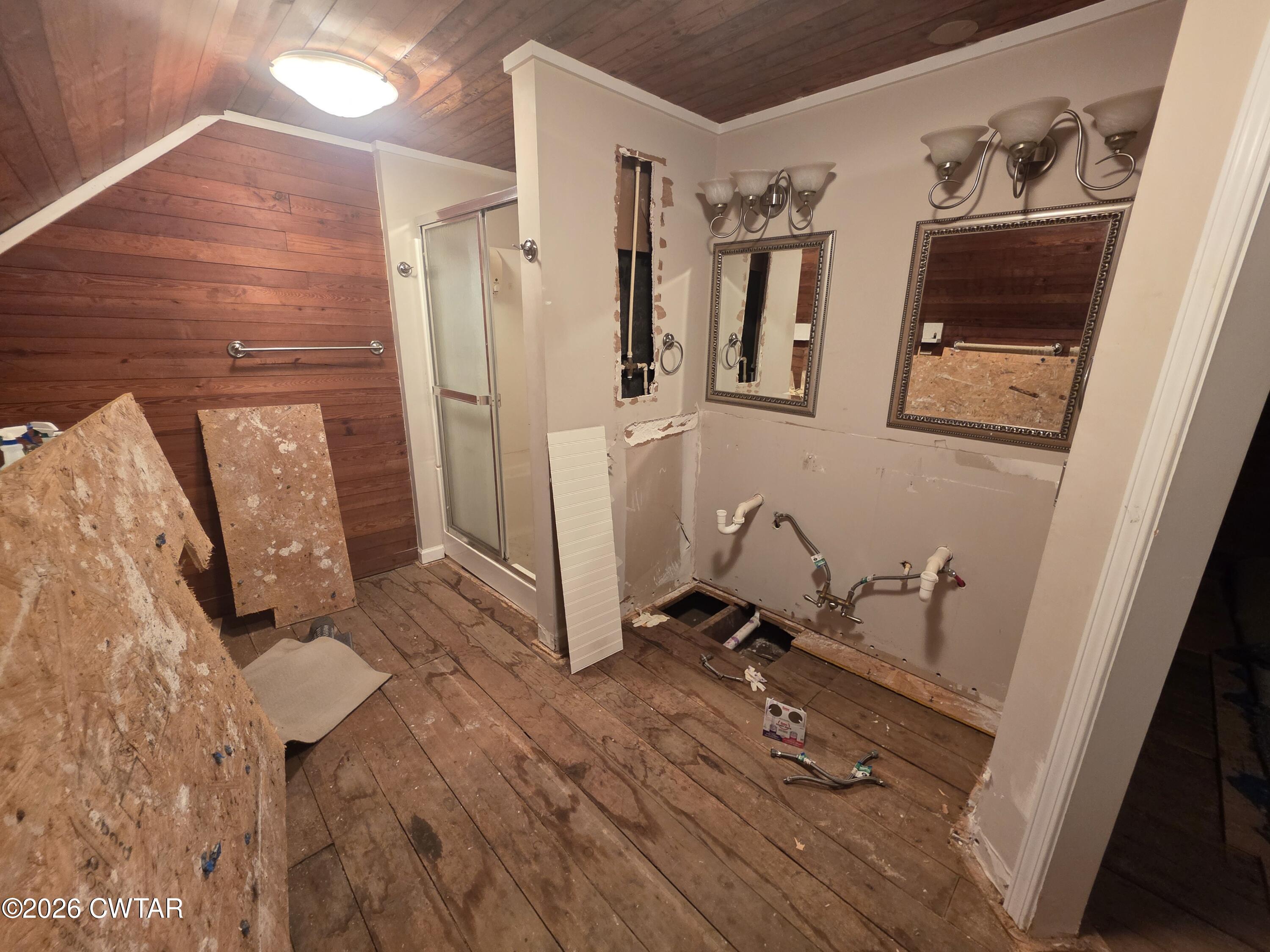 111 Leighton County Line Road Denmark, TN 38391 - Photo 44 of 53 a bathroom with a sink and mirror