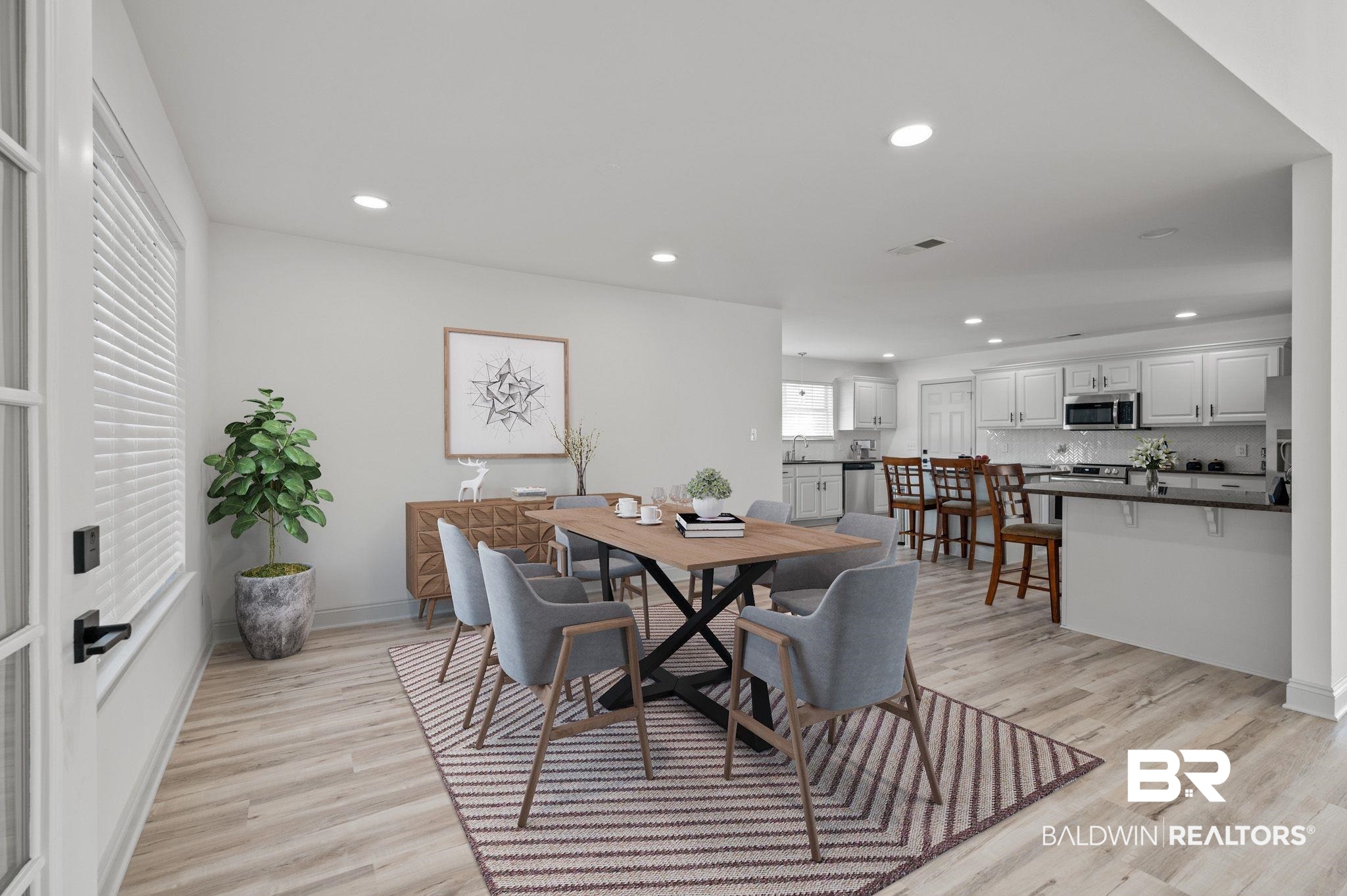 136 Destrehan Road Fairhope, AL 36532 - Photo 43 of 44 Dining area featuring light wood-type flooring