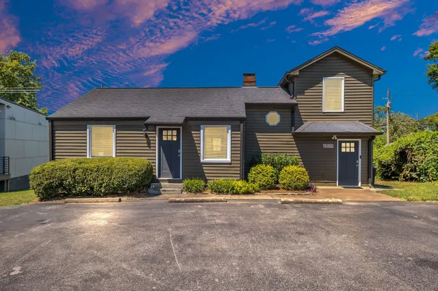 an aerial view of a city with lots of residential buildings