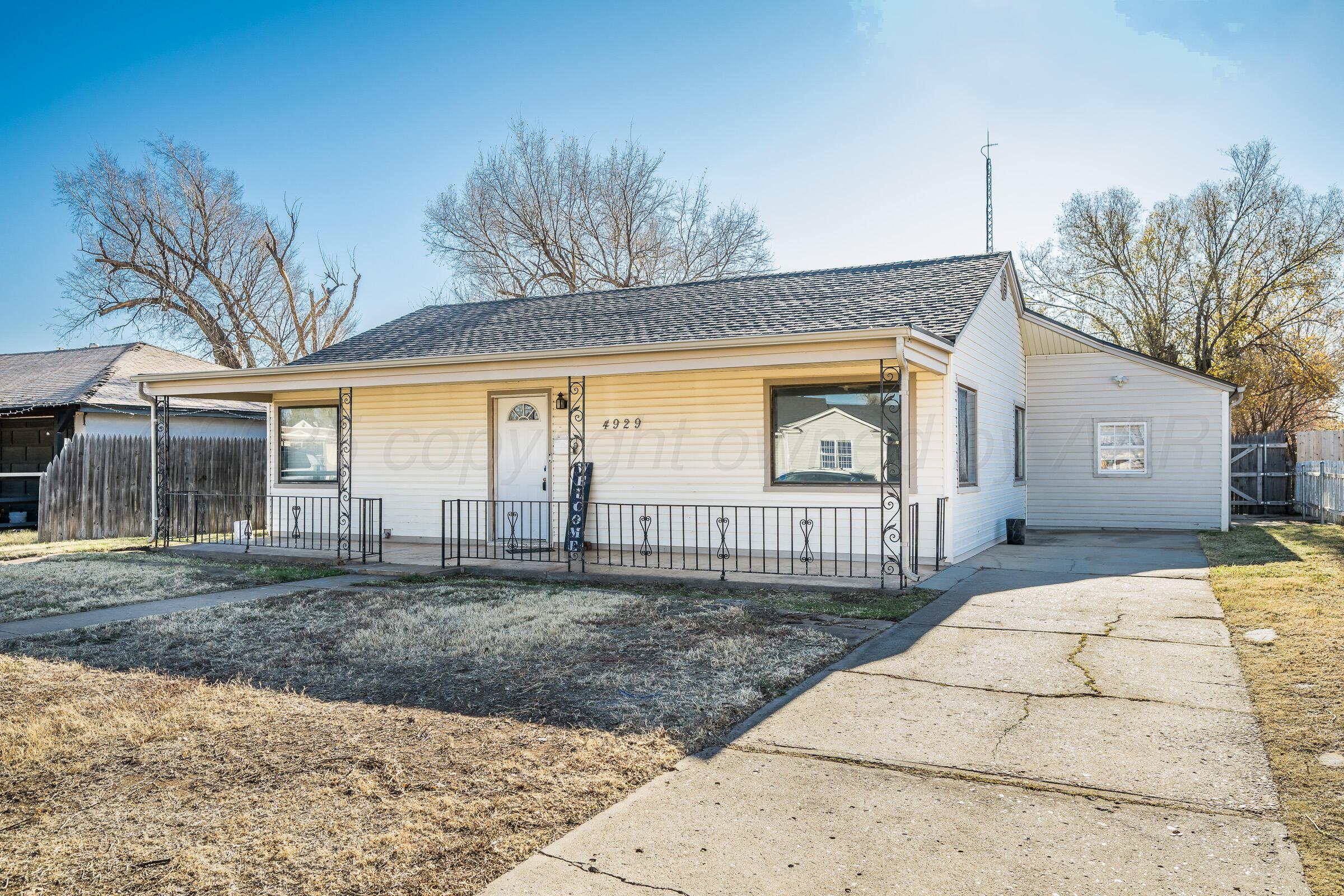 4929 Southwest 16th Avenue Amarillo, TX 79106 - Photo 2 of 19 a view of a house with a outdoor space