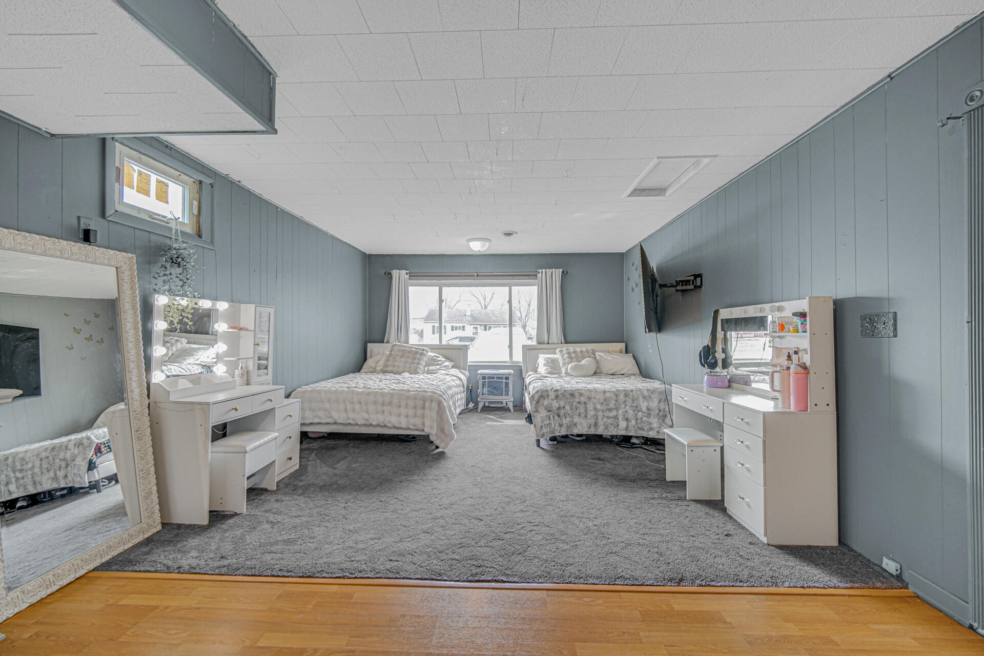 1639 174th Street Hammond, IN 46324 - Photo 11 of 21 a bedroom with furniture and a couch