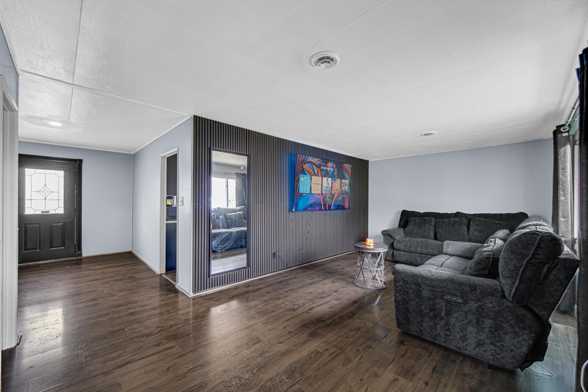 1639 174th Street Hammond, IN 46324 - Photo 7 of 21 a living room with furniture and a wooden floor