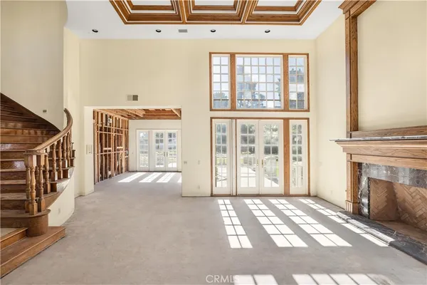 a view of front door with stairs