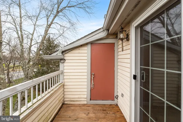 a view of a house with a deck