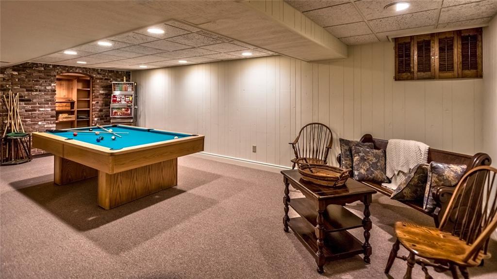 2390 Fairhill Road Sewickley, PA 15143 - Photo 17 of 25 Finished Gameroom with Custom Wine Cellar & 2nd Office