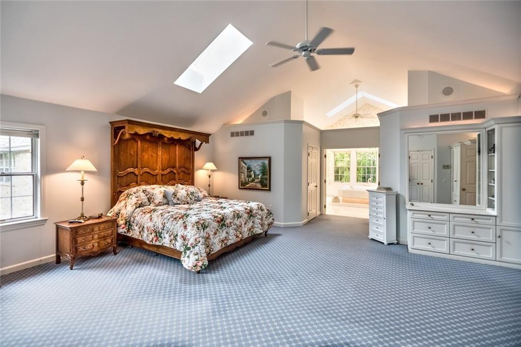 2390 Fairhill Road Sewickley, PA 15143 - Photo 19 of 25 Grande Vaulted Ceiling Master Suite with Sitting Room, Ceiling Fan, 2 Walk-in Closets & Private Staircase