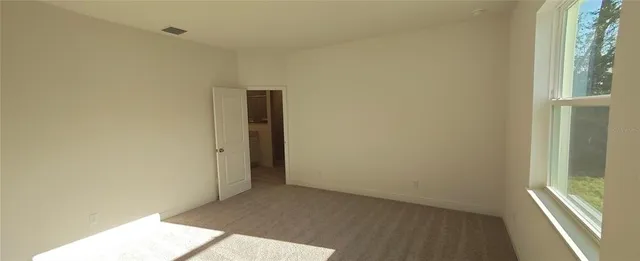 a view of an empty room