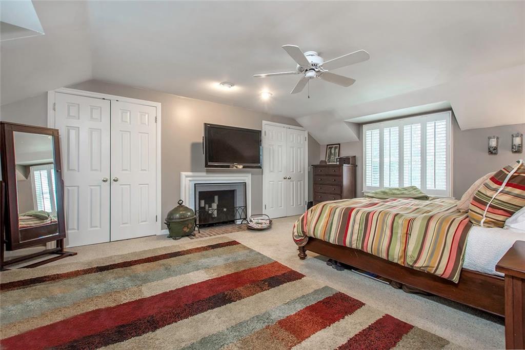 149 Backbone Road Sewickley, PA 15143 - Photo 14 of 25 Spacious Master Bedroom with His/Her's Closets and a Fireplace for the Winter Months!