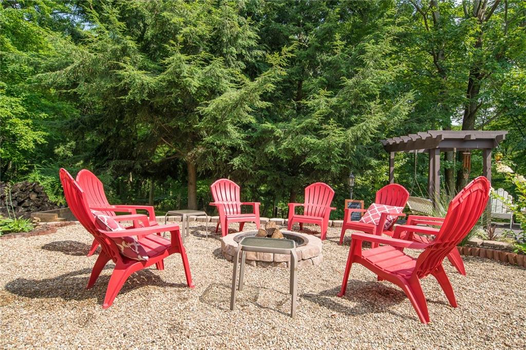 149 Backbone Road Sewickley, PA 15143 - Photo 21 of 25 Rear Yard Firepit Area and Horseshoe Pit for Hours of Family Fun!