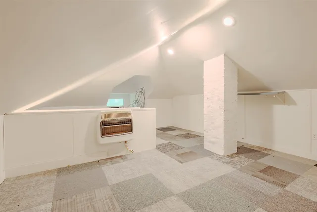 a view of a hallway with entryway