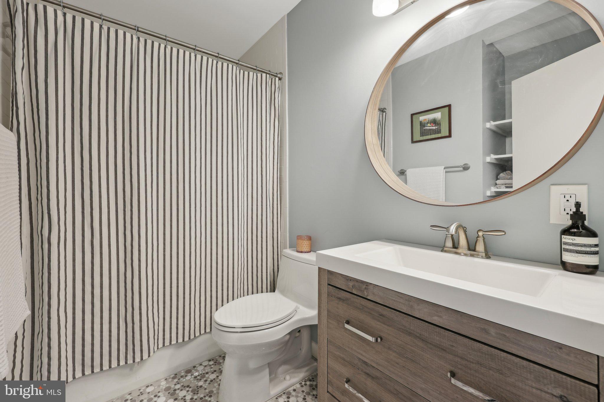 1503 Inlet Court Reston, VA 20190 - Photo 41 of 59 a bathroom with a toilet a sink and mirror
