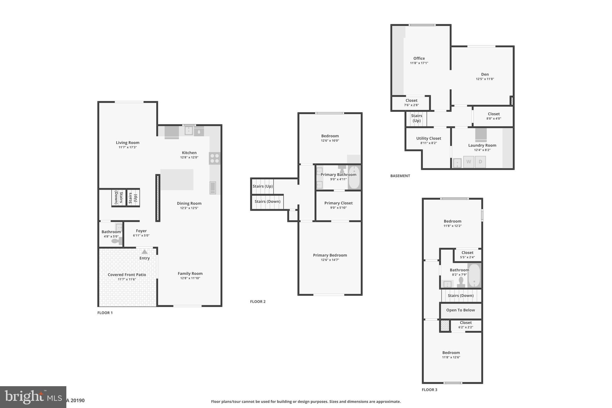1503 Inlet Court Reston, VA 20190 - Photo 59 of 59 a picture of a floor plan