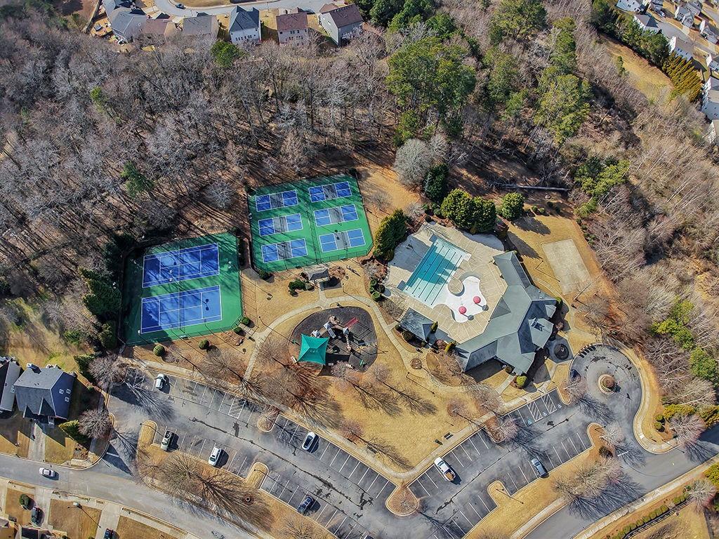 5110 Rialto Way Cumming, GA 30040 - Photo 39 of 50 an aerial view of a house with outdoor space