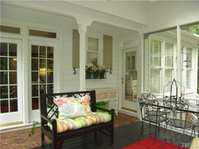 8804 Mourning Dove Road Raleigh, NC 27615 - Photo 20 of 25 Screen Porch is accessed from Family Room or Breakfast Room Screened Porch