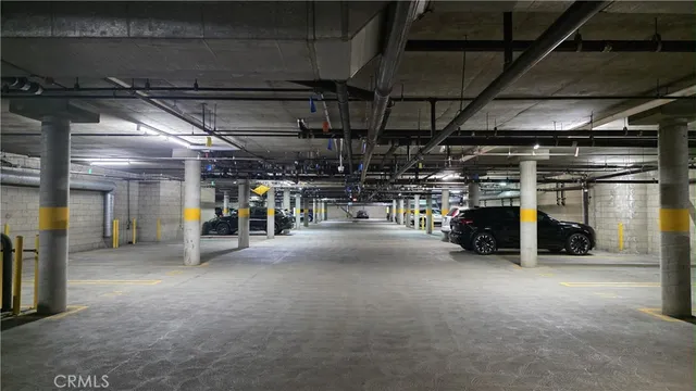 a view of a bike garage