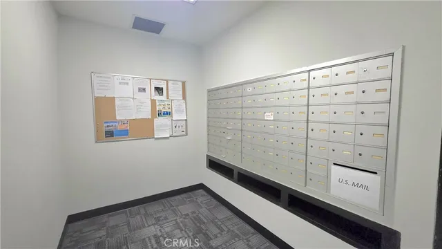 view of living room with a large window