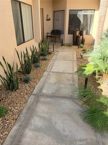 a view of balcony with couch