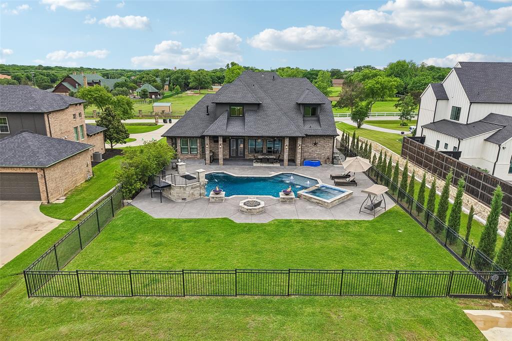 1657 Florence Road Keller, TX 76262 - Photo 38 of 40 an aerial view of a house with swimming pool garden and patio