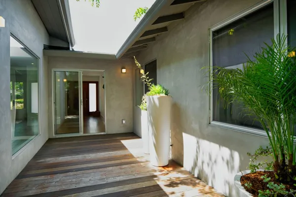 a view of a entryway door of the house