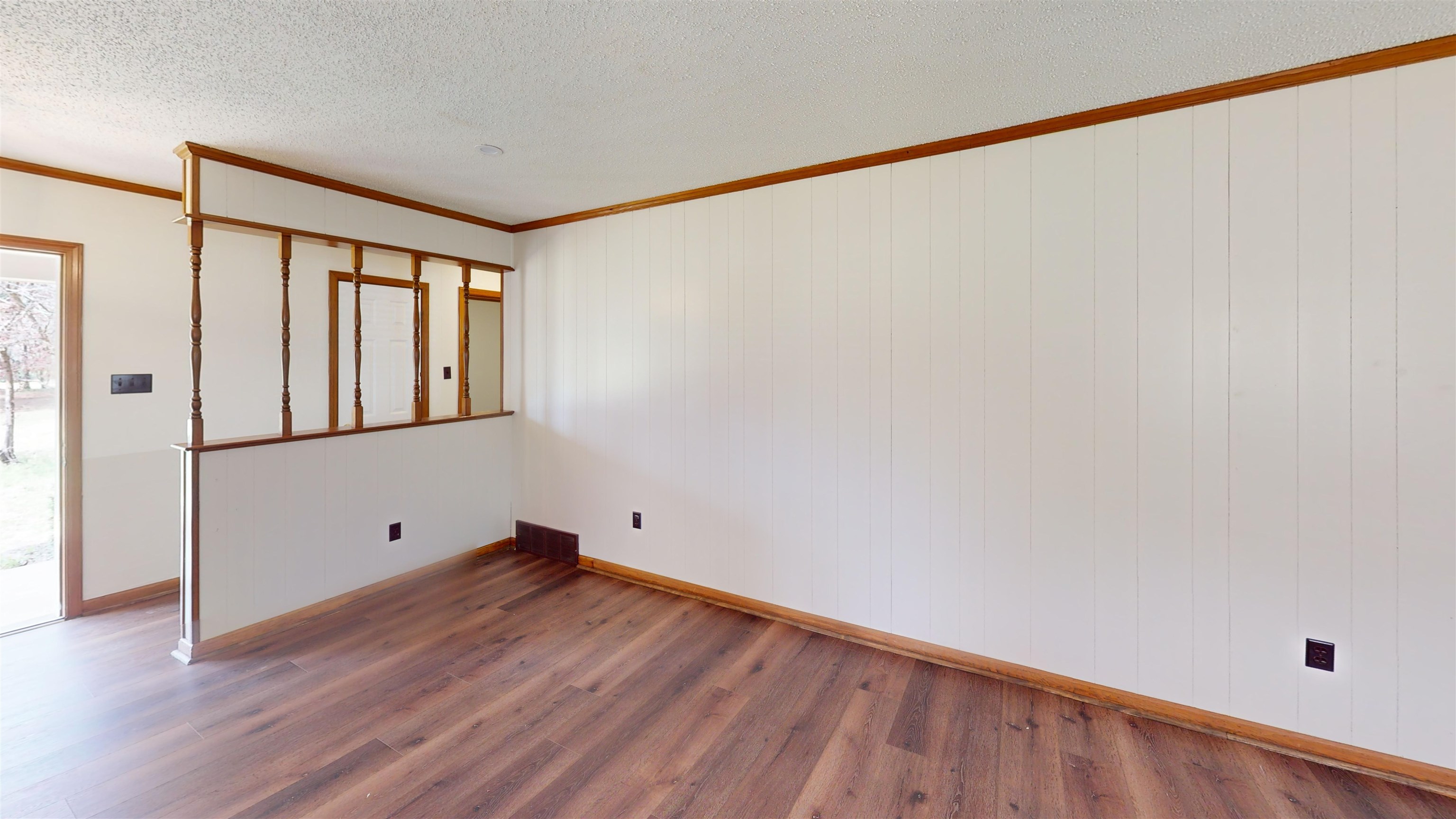 4800 Highway 196 Piperton, TN 38017 - Photo 6 of 37 a view of empty room with wooden floor and fan