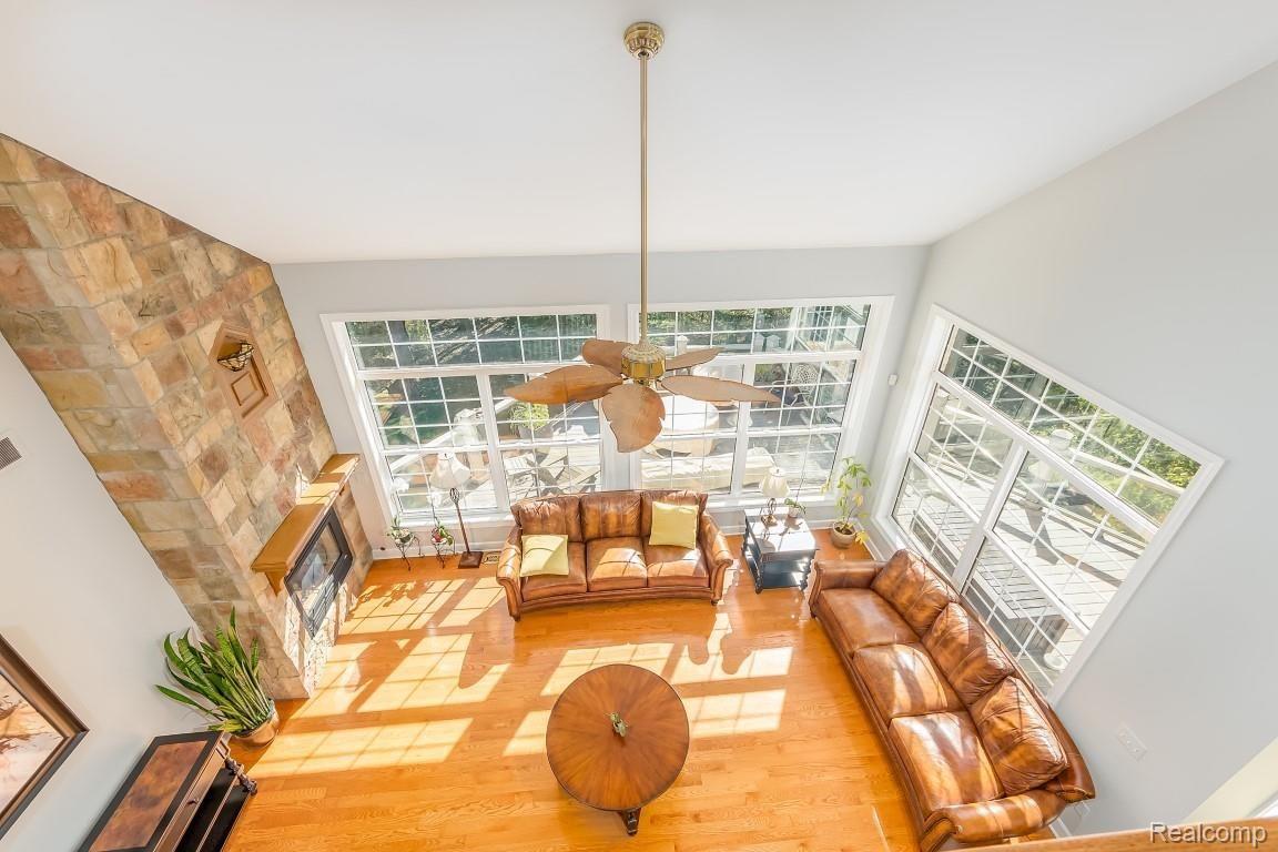 26900 Drake Road Farmington, MI 48331 - Photo 10 of 46 View of soaring ceiling great room from bridge