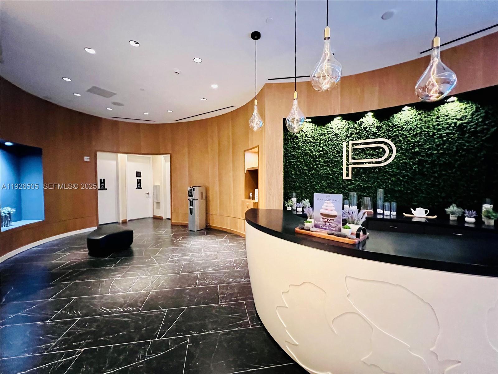 851 Northeast 1st Avenue, Unit 2808 Miami, FL 33132 - Photo 68 of 86 a view of a living room and kitchen