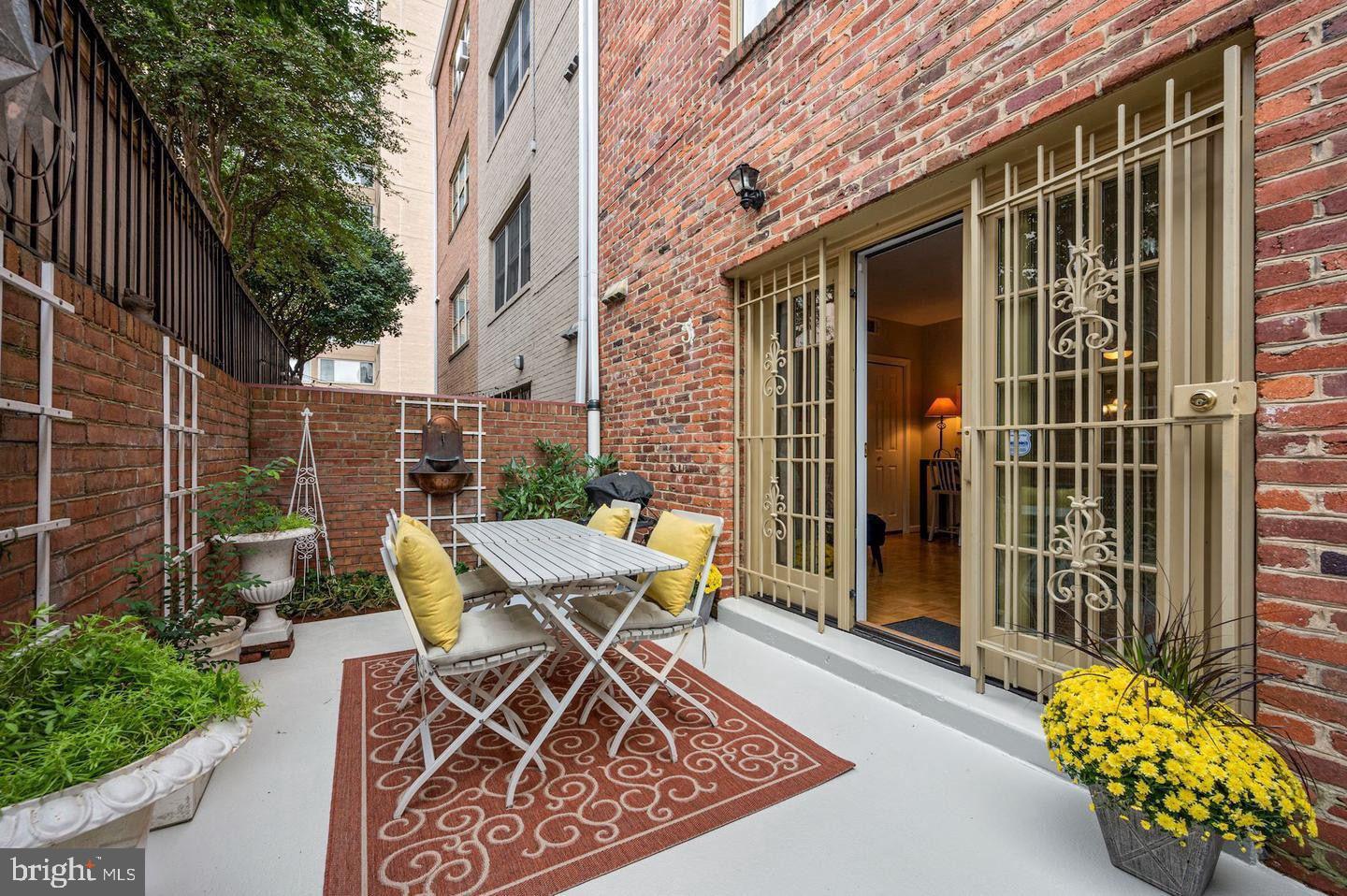 1823 Corcoran Street Northwest, Unit 9 Washington, DC 20009 - Photo 9 of 20 Beautiful patio