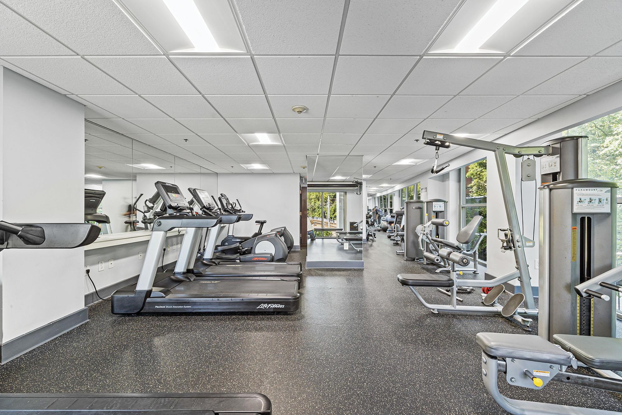 800 Jackson Street, Unit PH7 Hoboken, NJ 07030 - Photo 18 of 22 a view of a room with gym equipment
