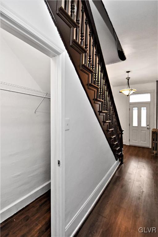 28 South 5th Street Emmaus, PA 18049 - Photo 4 of 23 a view of entryway with wooden floor