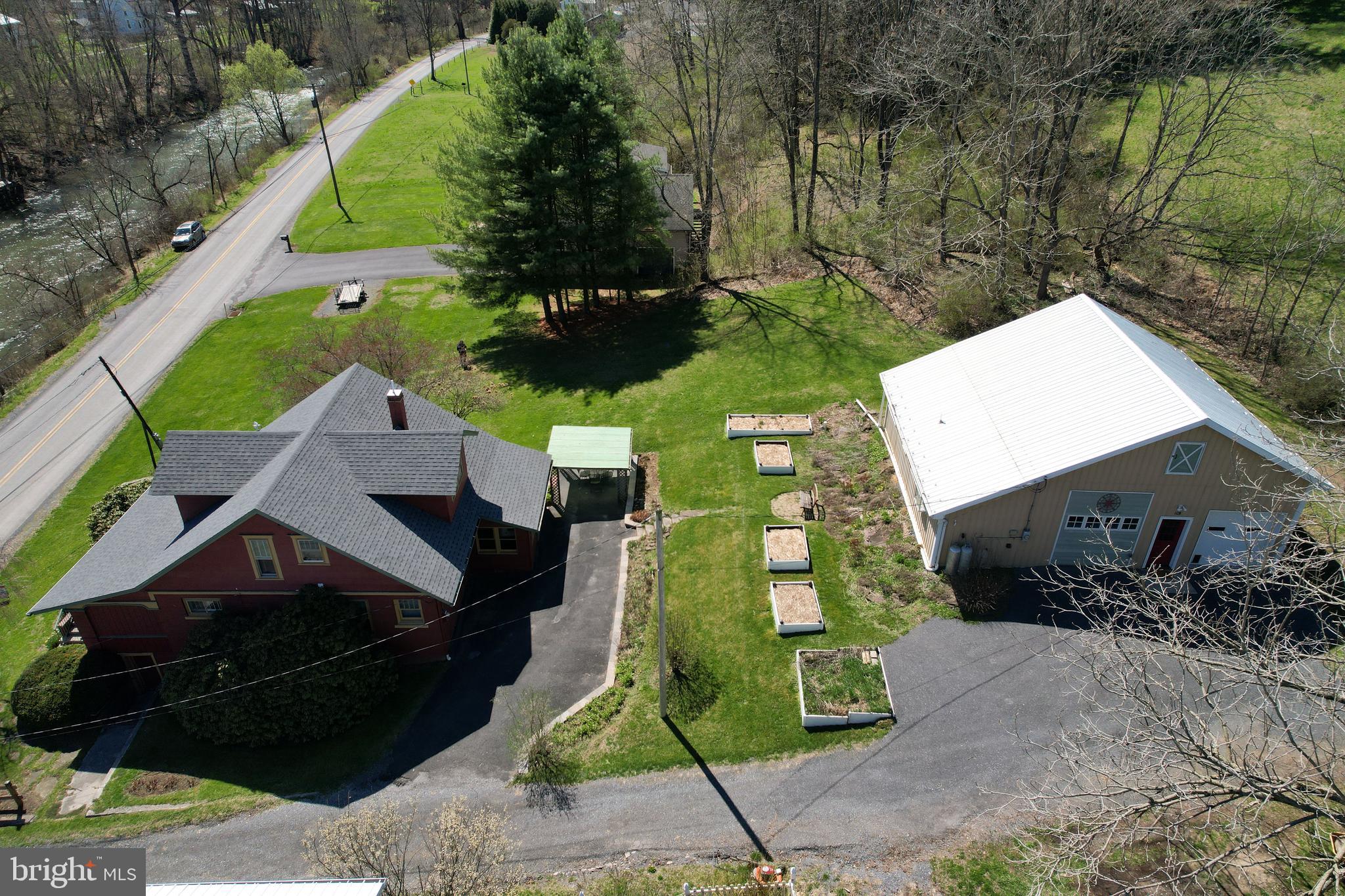 1343 Penns Creek Road Coburn, PA 16832 - Photo 75 of 92 an aerial view of a house