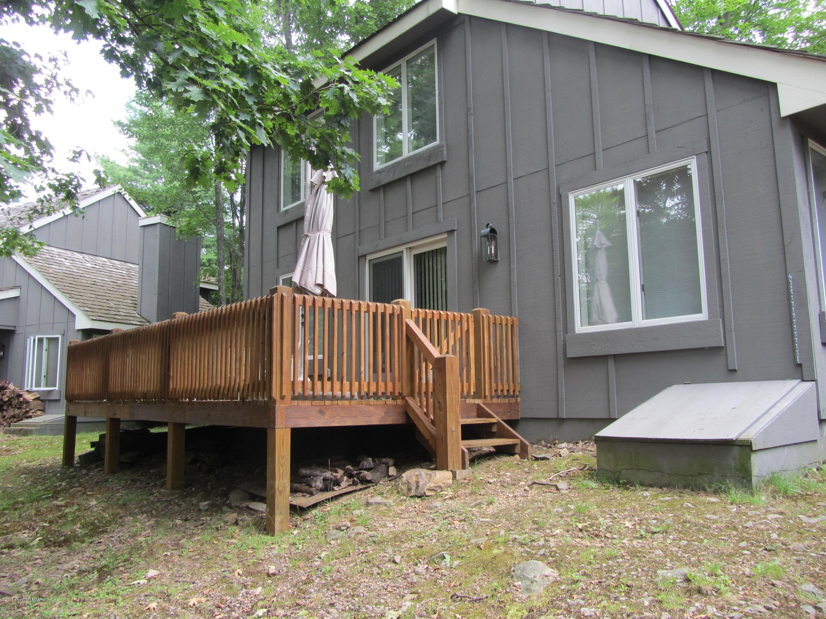 156 Snow Ridge Village Rd Lake Albrightsville, PA 18210 - Photo 21 of 22 Back of home and deck