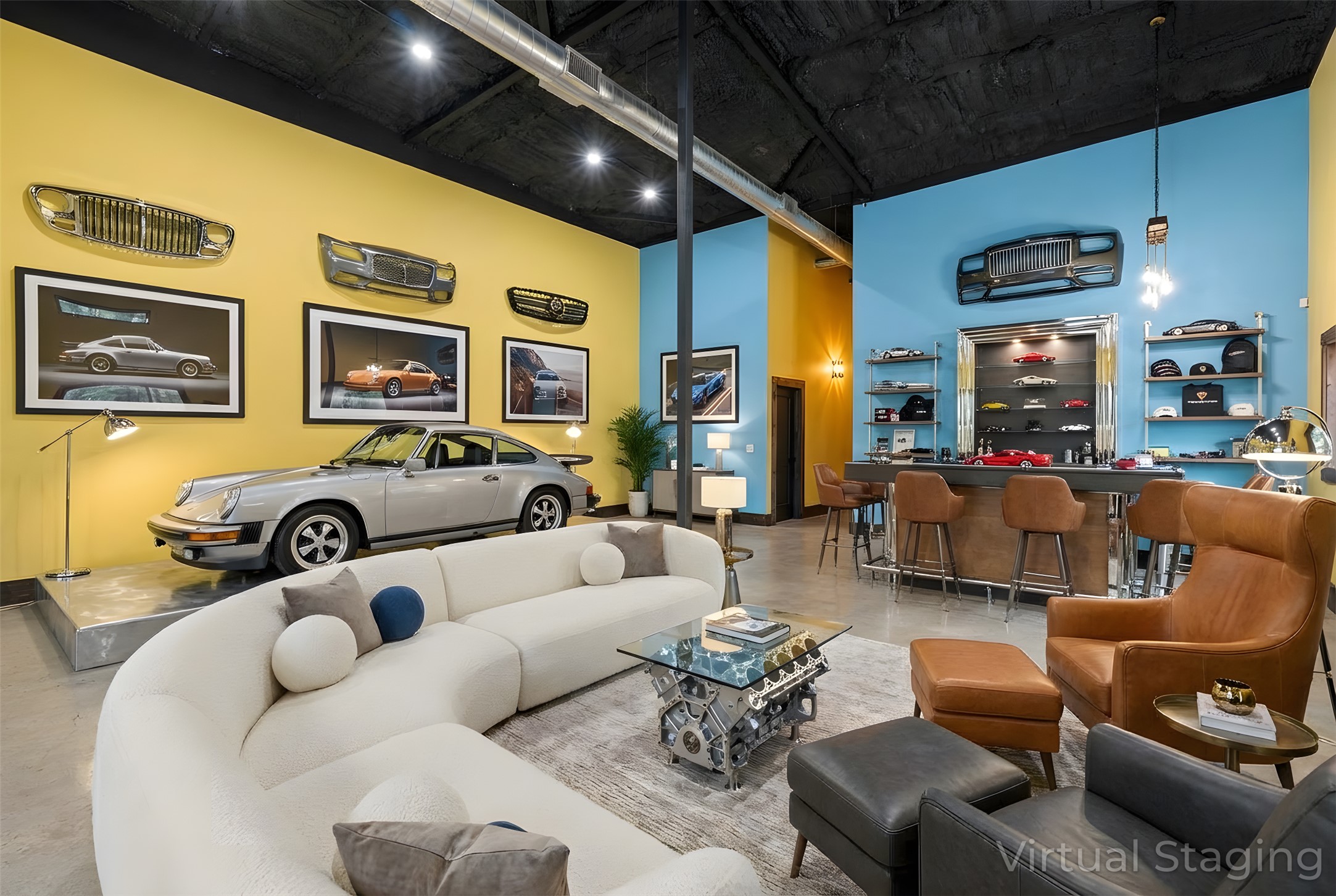 12302 Bethel Church Road Manchaca, TX 78652 - Photo 11 of 35 Virtually Staged community lobby idea with a high ceiling