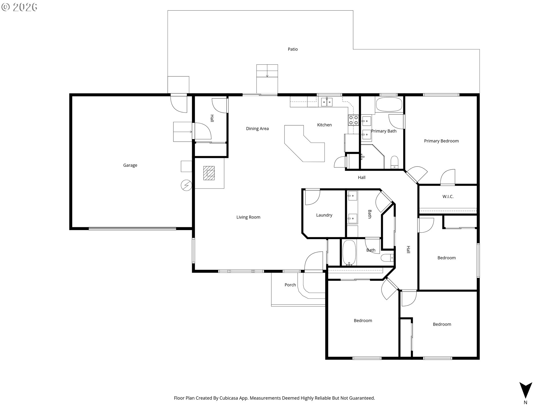 453 Coma Road Vader, WA 98593 - Photo 40 of 40 Floor Plan