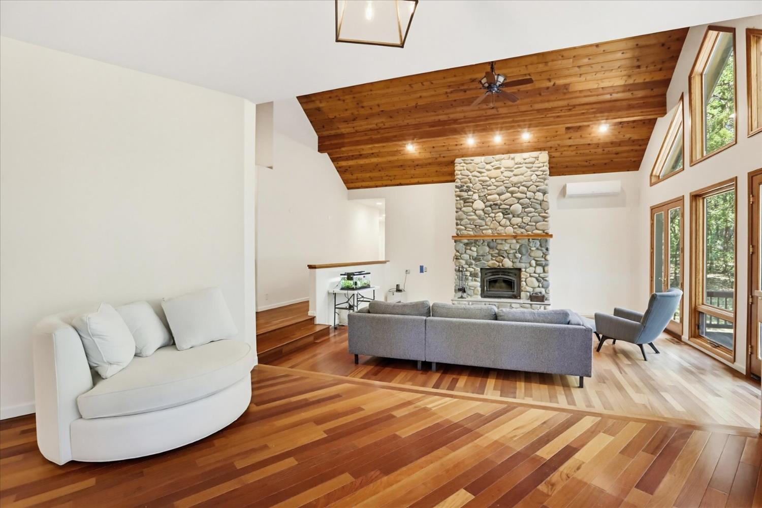 14517 North Bloomfield Road Nevada City, CA 95959 - Photo 12 of 78 a living room with furniture and a large window