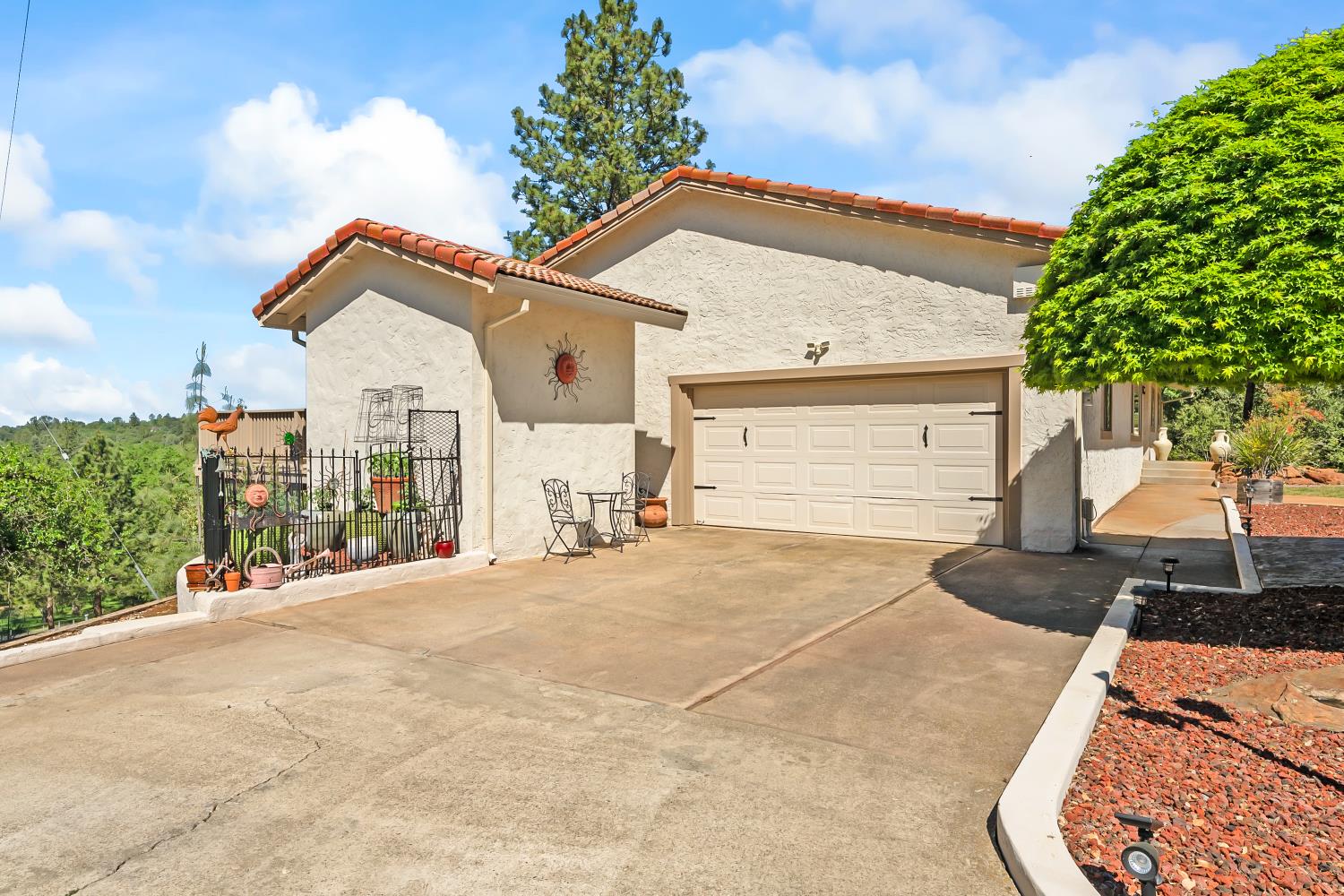 17065 Niles Road Jackson, CA 95642 - Photo 3 of 23 a front view of a house with a yard and garage