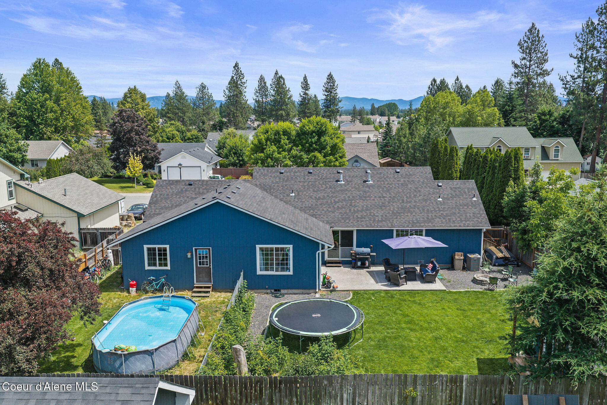 15383 Vernon Street Rathdrum, ID 83858 - Photo 37 of 40 Fenced backyard