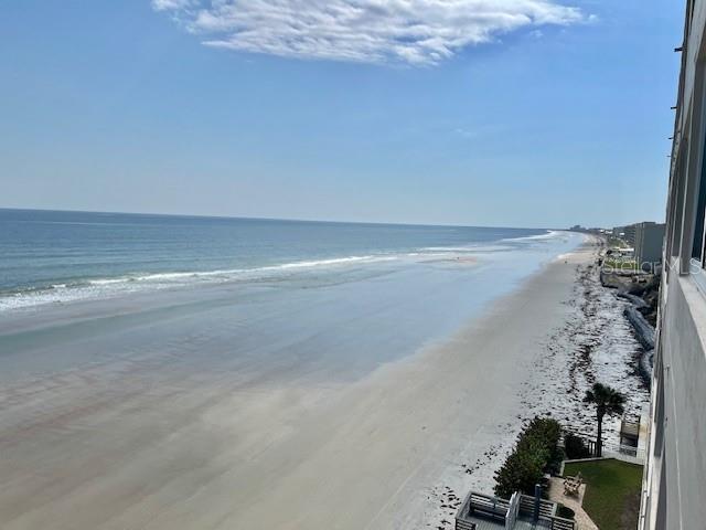4453 South Atlantic Avenue, Unit 604 Ponce Inlet, FL 32127 - Photo 4 of 28 a view of a dry yard with wooden floor