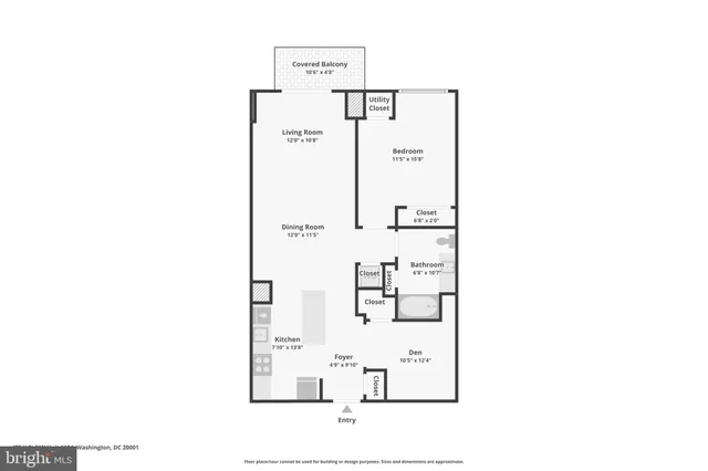 $509,900 | 475 K Street Northwest, Unit 905, Washington, DC 20001